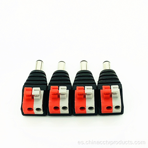 Conector de alimentación Adaptador de DC masculino 2.1 * 5.5mm